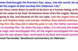 The Divinity of Jesus - He accepts worship as God