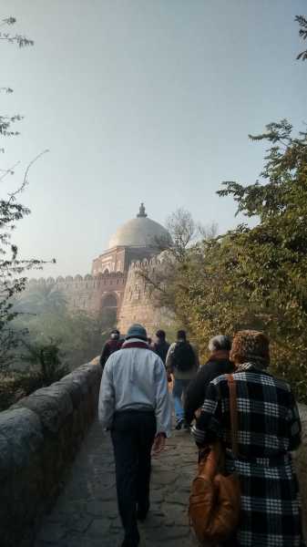 The  Fort And The Tomb At Tughlaqabad