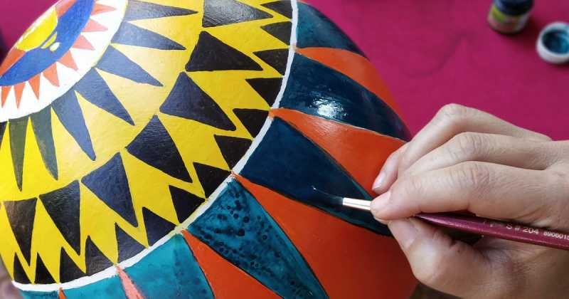 The Fusion Projects - Custom Helmets For Royal Enfield - Art By Aarohi