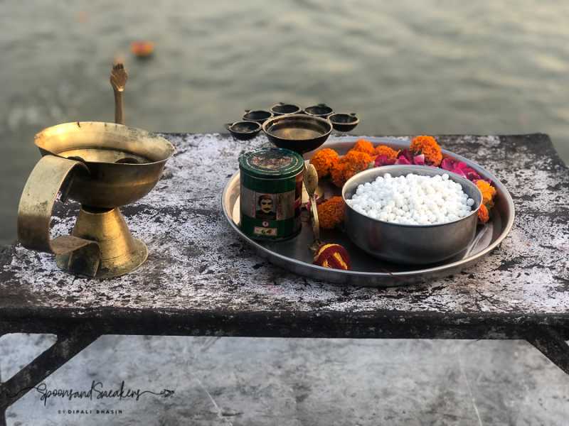 The Ganga Aarti At Triveni Ghat, Rishikesh