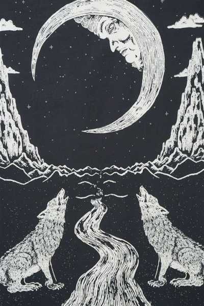 The Moon Card In Tarot : A Poem