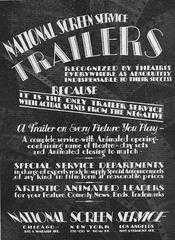 The National Screen Service (NSS): A Dinosaur Of Film Advertising