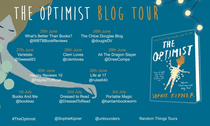 The Optimist Blog Tour: Book Review #RandomThingsTours