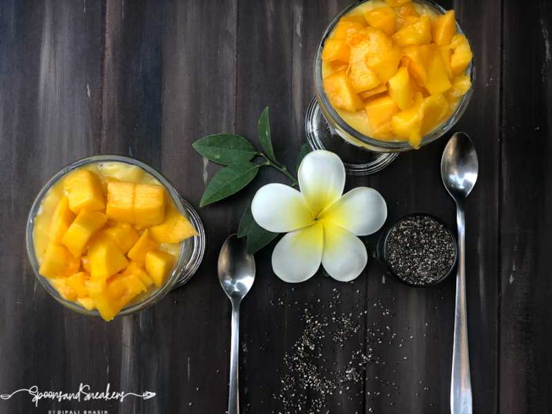 The Perfect Healthy Dessert - Mango Chia Pudding