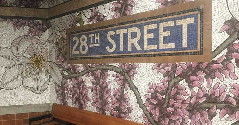 The Renovated Subway Station On 28th Street