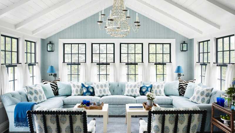 The Soft Blue & White Home Decor Style Of Lee Ann Thornton