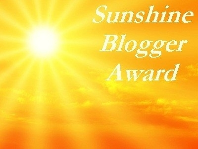 The Sunshine Blogger Award! 