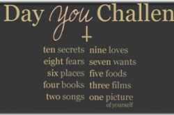 The Ten Day You Challenge: Post 10 One Picture