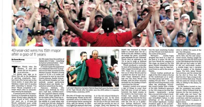 The Tiger Is  Back On The Prowl