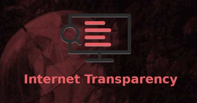 The Transparency Over The Internet Security