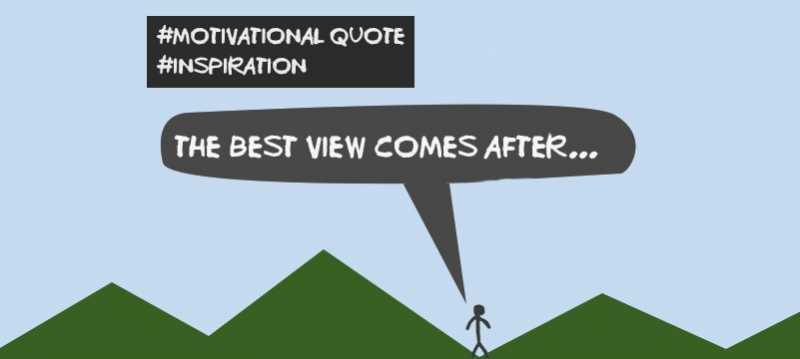 The Best View Comes After... | Animated Quotes #4 | Unni