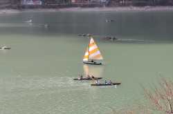 The boat ride on Naini Lake 