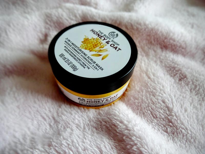 The Body Shop Honey & Oat Moisturising Scrub Mask