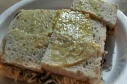 The famed Chocolate Pineapple Sandwich