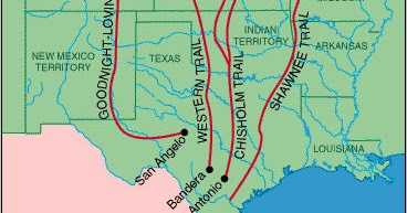 The Famous Cattle Drive Sculptures At Pioneer Plaza, Dallas