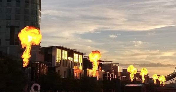 The Inspiration For The Fireballs At Crown Casino