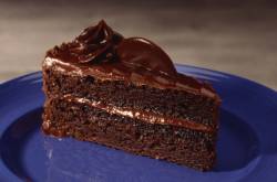 The moist chocolate ganache cake