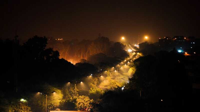 The Splendid View From IITD Hostel.