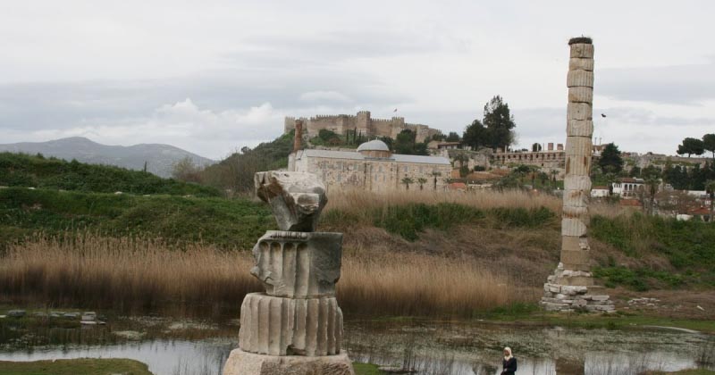 The Tale Of The Two Storks Atop The Temple Of Artemis..