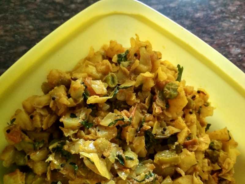 The Tastiest Cabbage Or Patta Gobhi Sabzi Recipe
