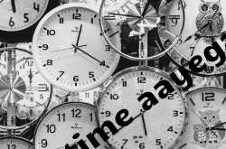 The time-keeper at Chor Bazaar