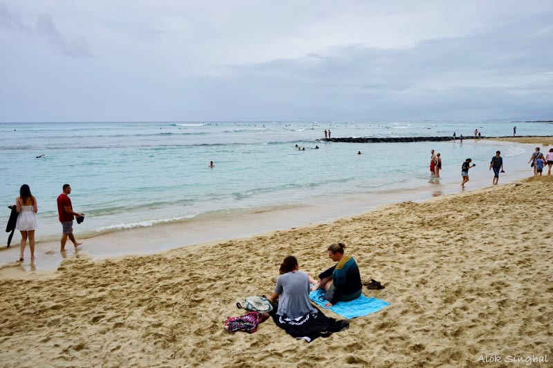 The World-famous Waikiki Beach In Honolulu