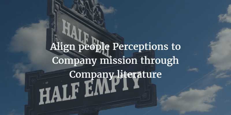 There Is Company Mission, Why Not Company Literature