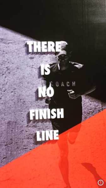 There Is No Finish Line.