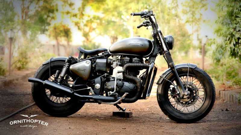 This Custom Royal Enfield Based Bobber Is Called Barrett