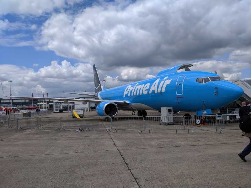 This Jet Airways 737 Now Will Fly Amazon Packages Across The USA - Live From A Lounge