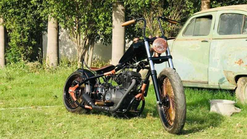 This Royal Enfield Based INR 7 Lakh Custom Motorcycle Screams For Attention