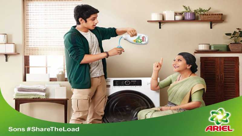 This Time Ariel Focus On Gender Equality Sons #ShareTheLoad