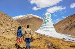 This Unique Ice Stupa in Ladakh is Something Everyone Needs to See