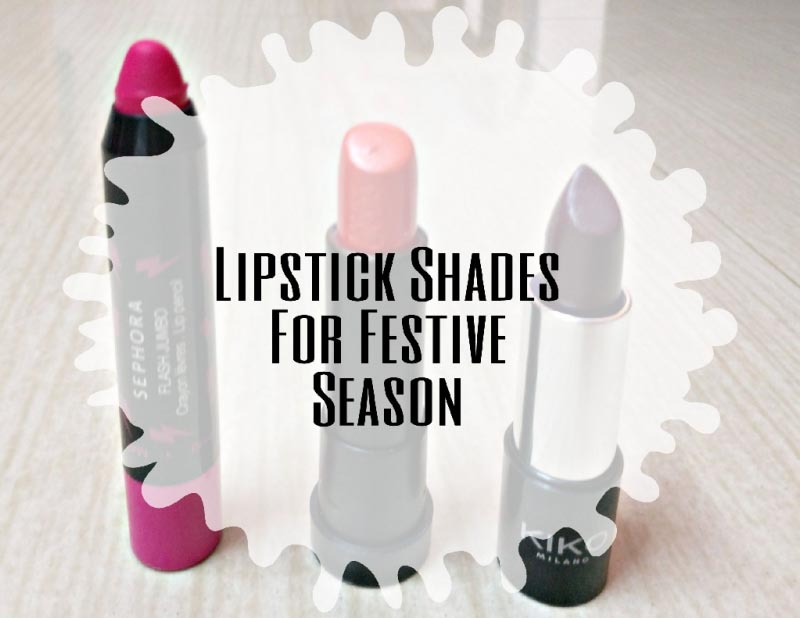 Three Lipstick Shades To Try This Festive Season