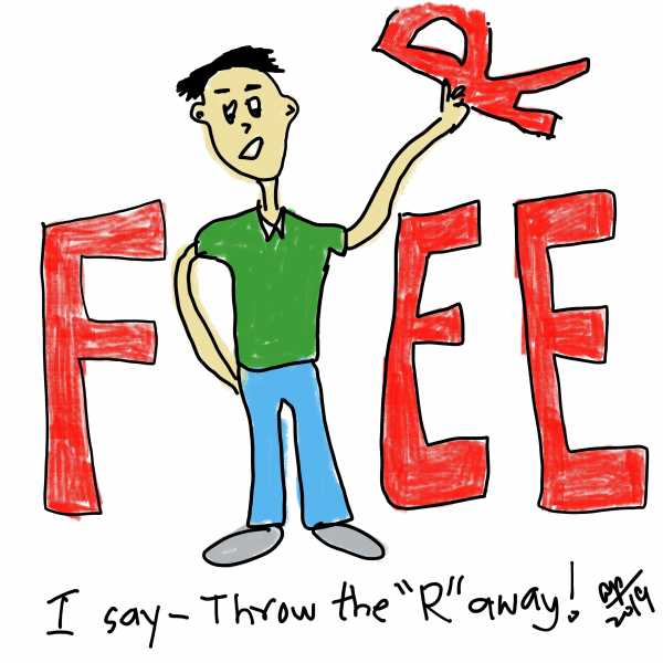 Throw The R Away In FrEE
