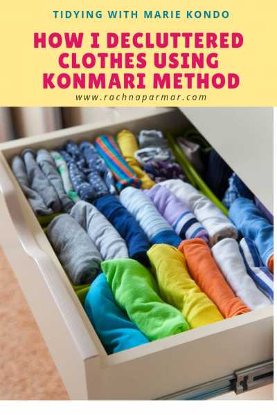 Tidying Up With Marie Kondo - How I Decluttered Clothes