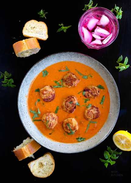Tikka Masala Meatballs | Video | Nish Kitchen