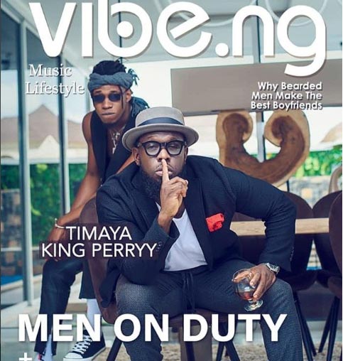 Timaya And King PERRY Cover Latest Edition Of Vibe Magazine: Reveals Some Secrets
