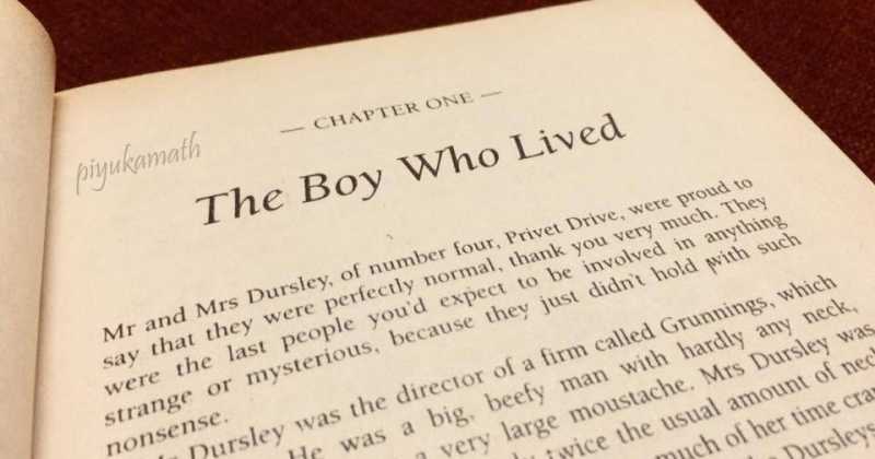To The Boy Who Lived