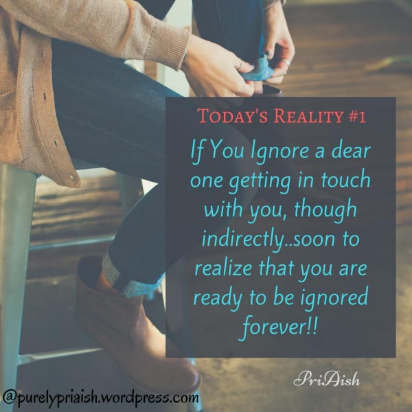 Today’s Reality #1