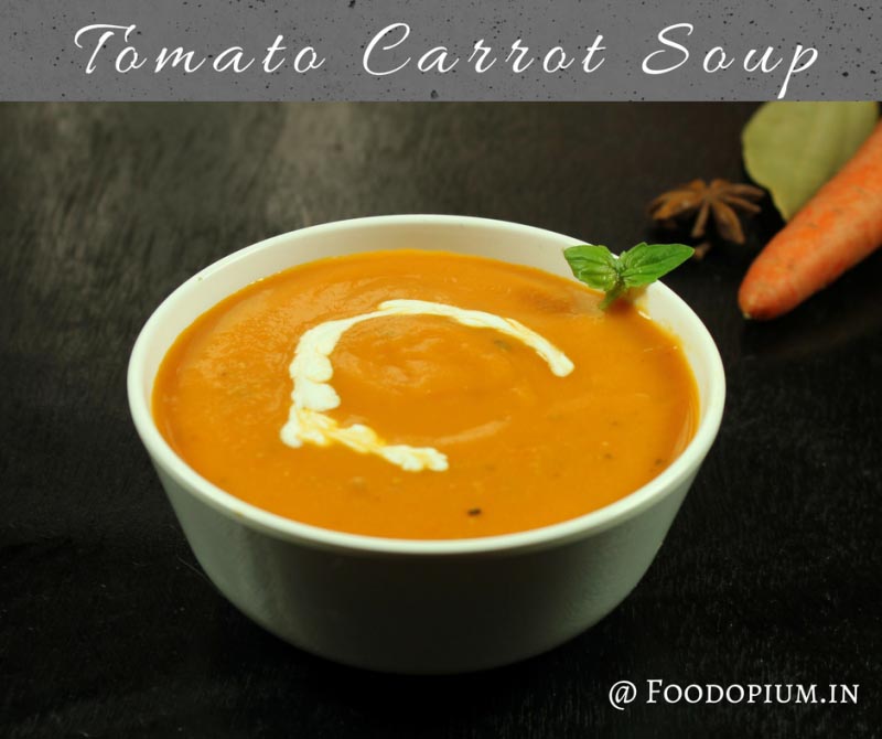 Tomato Carrot Soup Recipe - Food Opium