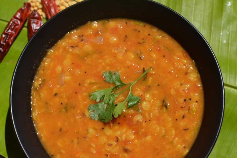 Tomato Pappu Recipe (How To Make Andhra Style Tomato Dal) 