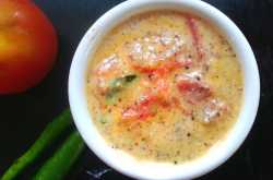 Tomato Raita Recipe, How to make Tomato Raita - Krishrecipes