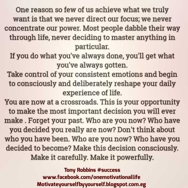 Tony Robbins: 3 Of The Best Success Sayings