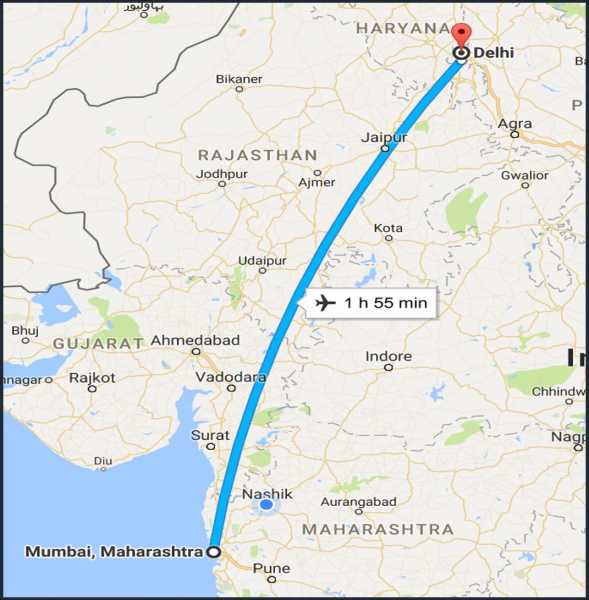 Top 10 Air Routes In India:  February 2017
