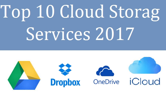 Top 10 Best Cloud Storage Services For Backup Data In 2017 | Technet 2U