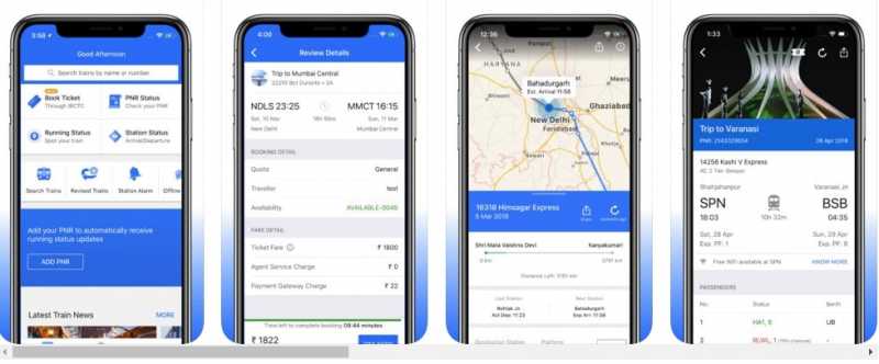 Top 10 Best Railway Apps (android/iphone) 2018