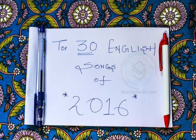 Top 30 English Songs Of 2016 - People