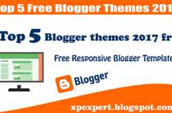 Top 5 free blogger tamplates free download 2017