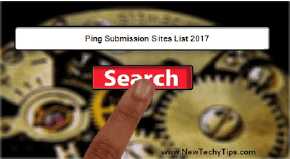 Top Free Ping Submission Sites List 2018 - NewTechyTips